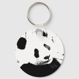 Porte-clés Panda noir et blanc