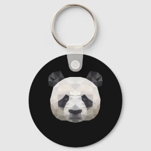 Porte-clés Panda Polygonal