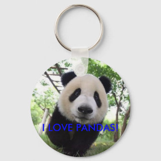 Porte-clés Panda porte - clé, J'AIME LES PANDAS !