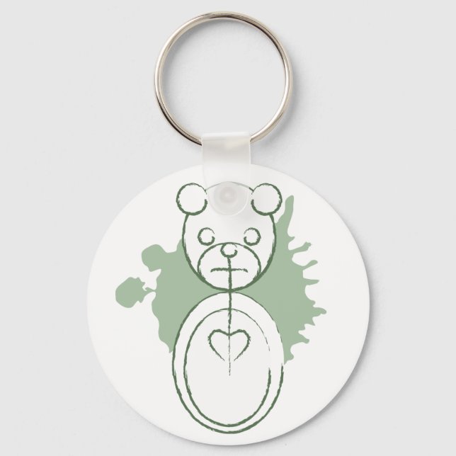 Porte-clés panda splatz. (Recto)