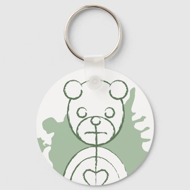 Porte-clés panda splatz. (Recto)