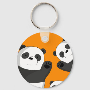 Porte-clés Pandas mignons