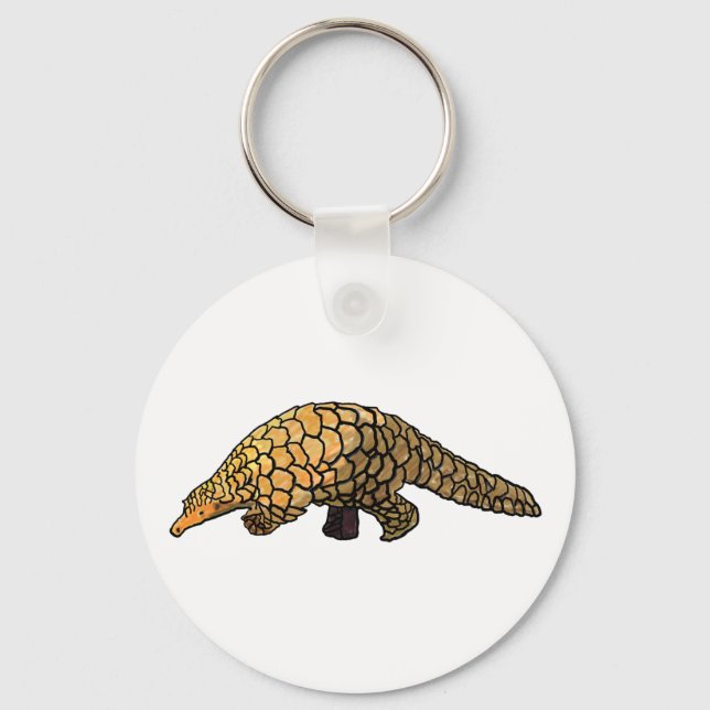 Porte-clés pangolin (Recto)
