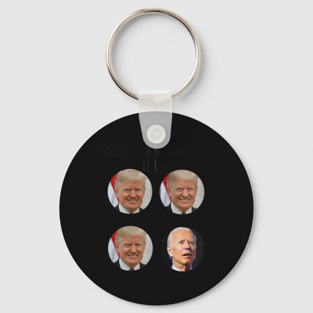 Porte-clés Panier amusant Trump Biden Élections Mème Vote (Recto)