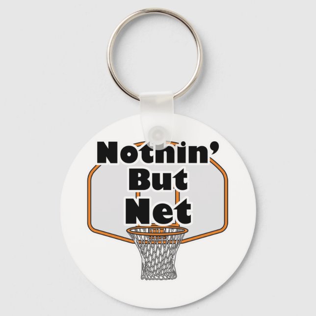 Porte-clés panier de basketball rien que le filet (Recto)