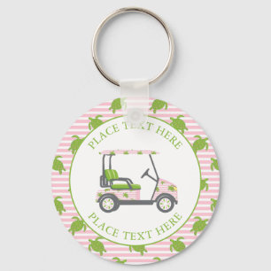 Porte-clés Panier de golf de Turtles Preppy