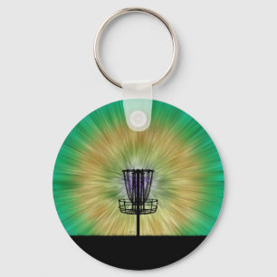 Porte-clés Panier de golf Tie Dye Disk