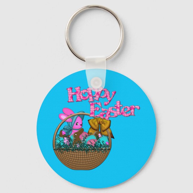 Porte-clés Panier de Pâques Hoppy (Recto)