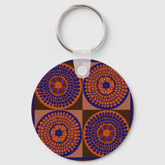 Porte-clés Panier de tournesol africain (Recto)