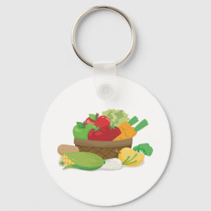 Porte-clés Panier végétal