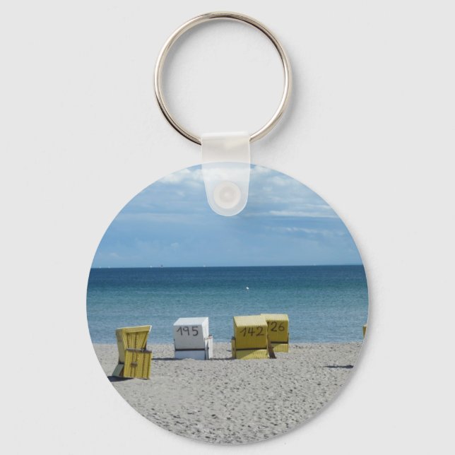Porte-clés Paniers de plage (Recto)