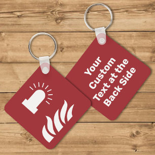 Porte-clés Panneau de sécurité de l'alarme incendie