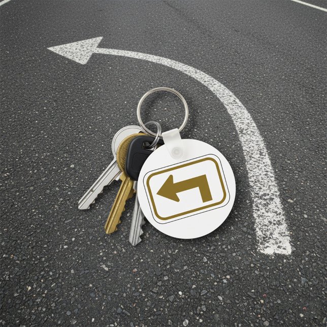 Porte-clés Panneau de signalisation directionnelle flèche de  (Créateur téléchargé)