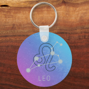 Porte-clés Panneau étoile Leo Zodiac Horoscope Constellation