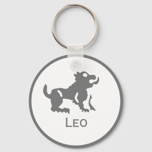 Porte-clés Panneau Leo du design Zodiac