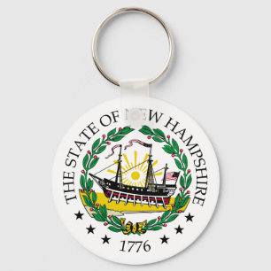 Porte-clés Panneau New Hampshire