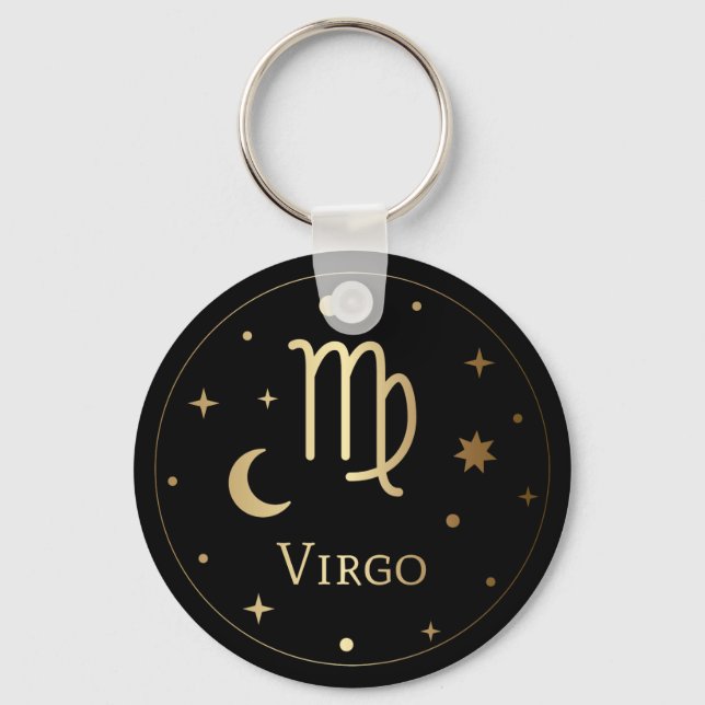Porte-clés Panneau or Zodiac/Virgo (Recto)