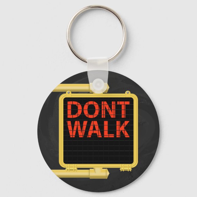 Porte-clés Panneau piéton New York (Recto)