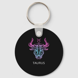 Porte-clés Panneau Taurus Zodiac Design Bull Cadeau Anniversa