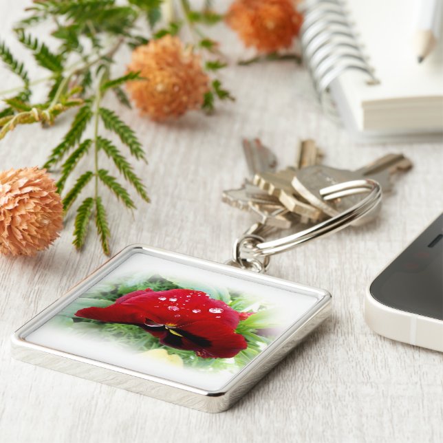 Porte-clés Pansement rouge vif (Côté)