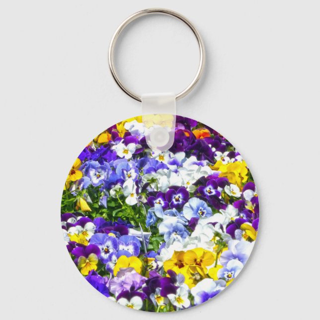 Porte-clés Pansies (Recto)