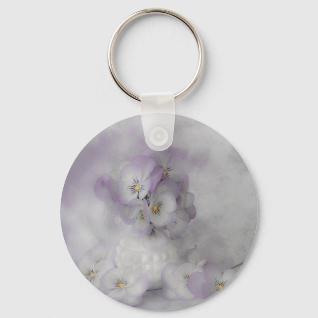 Porte-clés Pansies souples (Recto)