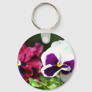 Porte-clés Pansy Flower