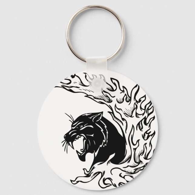 Porte-clés Panthère noire (Recto)