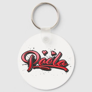 Porte-clés Paola red Heart