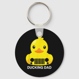 Porte-clés Papa canard Papa chasseur Papy drôle Fête des Père