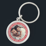 Porte-clés Papa Coolle Jamais Photo Personnalisée Moderne<br><div class="desc">Ce design simple et moderne est composé de typographie serif et d'ajouter une photo personnalisée.</div>