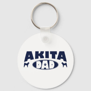 Porte-clés Papa d'Akita