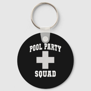 Porte-clés Papa de l'équipe de fête à la piscine Croisière Na