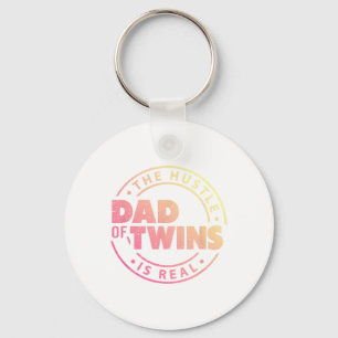 Porte-clés Papa Des Jumeaux Drôle Nouveau Papa À Être Fatigué