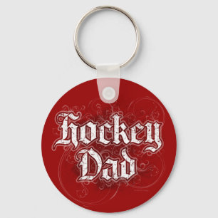 Porte-clés Papa d'hockey
