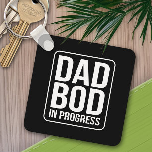 Porte-clés Papa drôle en devenir Humour Fête des pères Noir