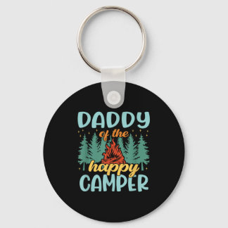Porte-clés Papa du campeur heureux premier anniversaire campi