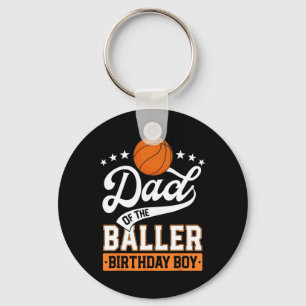 Porte-clés Papa du garçon d'anniversaire Ller Thème de fête S