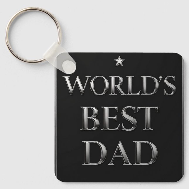 Porte-clés Papa du monde (Recto)