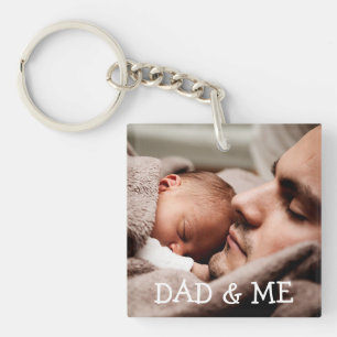 Porte-clés Papa et moi Porte - clé photo personnalisé