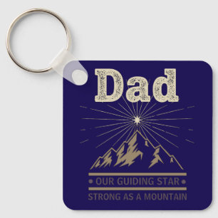 Porte-clés Papa Étoile Directrice Montagne