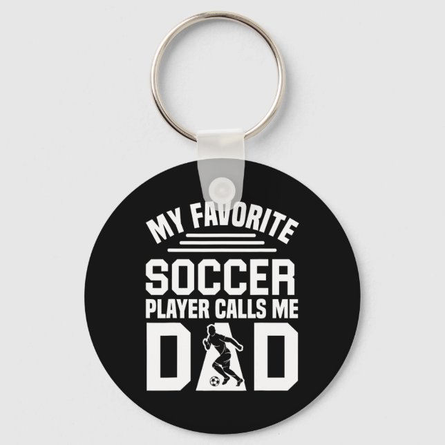 Porte-clés Papa footballeur _1  (Recto)