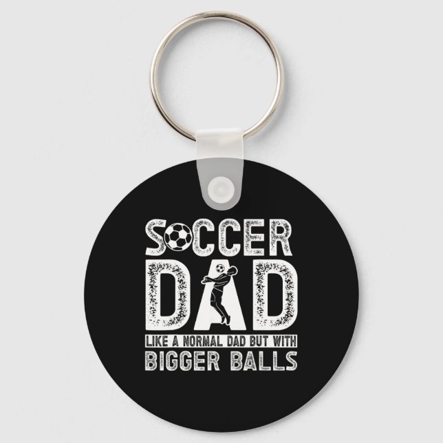 Porte-clés Papa footballeur _11  (Recto)