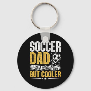 Porte-clés Papa footballeur comme un papa normal mais plus co