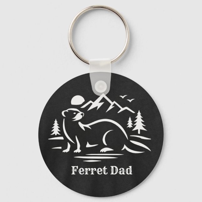 Porte-clés Papa Furet (Recto)