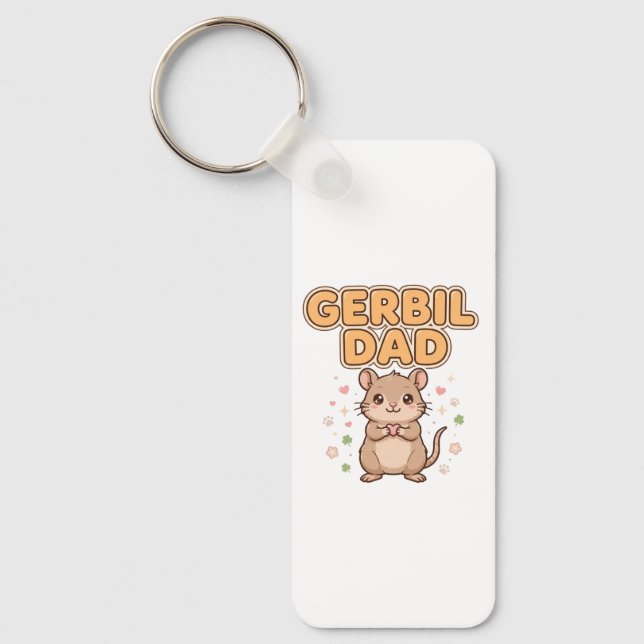 Porte-clés Papa Gerbille (Recto)