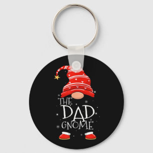 Porte-clés Papa Gnome Buffalo Plaid Correspondant Famille Noë