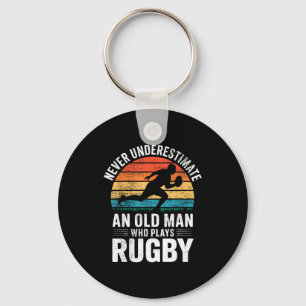 Porte-clés Papa joueur de rugby Père rugby