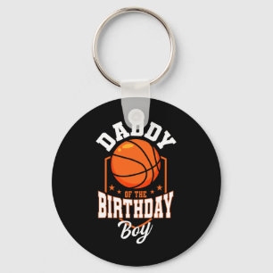 Porte-clés Papa Of The Birthday Boy Bysketbyll Theme Annivers