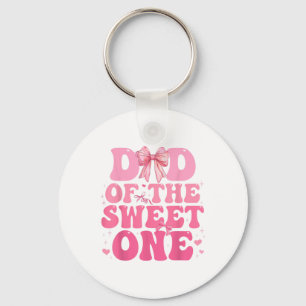 Porte-clés Papa Of The Sweet One Coquette Bow 1er anniversair